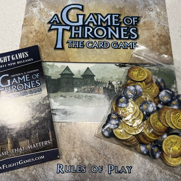 A Game of Thrones The Card Game George R. R. Martin 2008 LCG Fantasy Flight - Picture 4 of 7